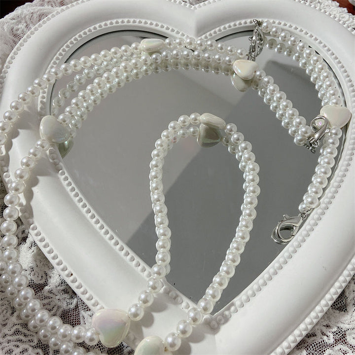 Elegant Pearl Beaded Eyewear Holder Kalsten