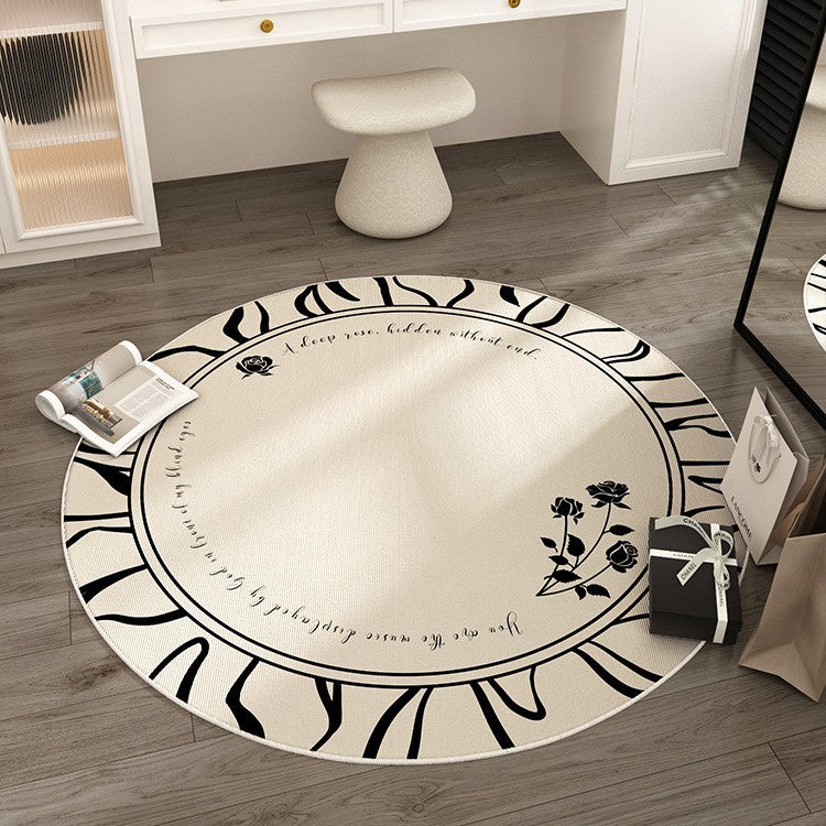 Round Decorative Area Rug