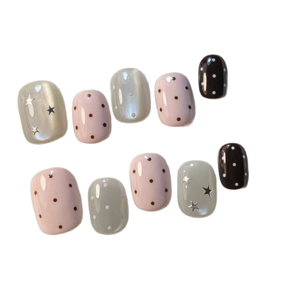 Artistic Short Nail Design