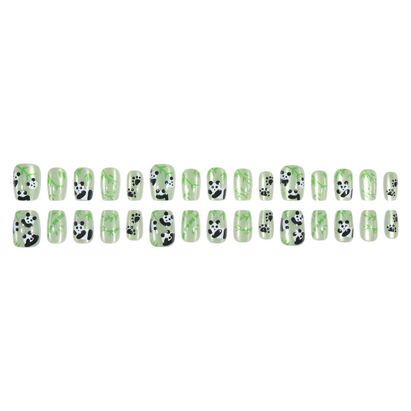 Creative Panda-Themed Nail Art Set Kalsten