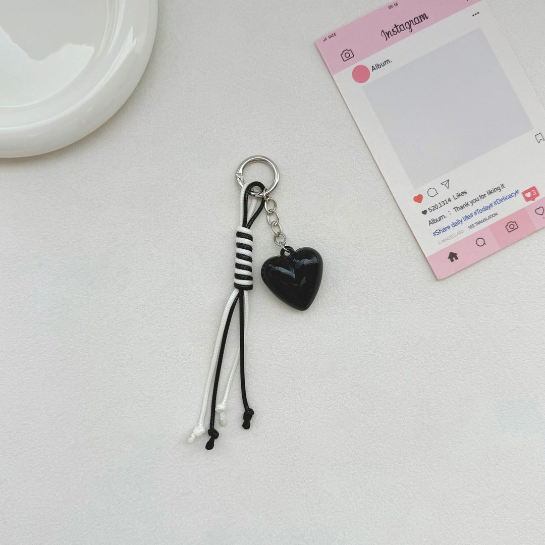 Heart-Shaped Charm Keychain Kalsten