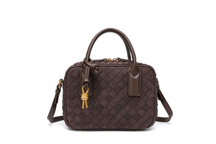 Textured Leather Boutique Handbag Kalsten