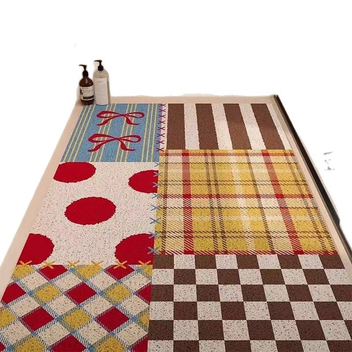 Playful Puppy-Themed Non-Slip Bathroom Mat Kalsten