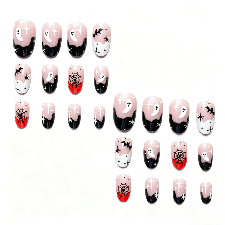 Halloween-Themed Artistic Nail Design Set
