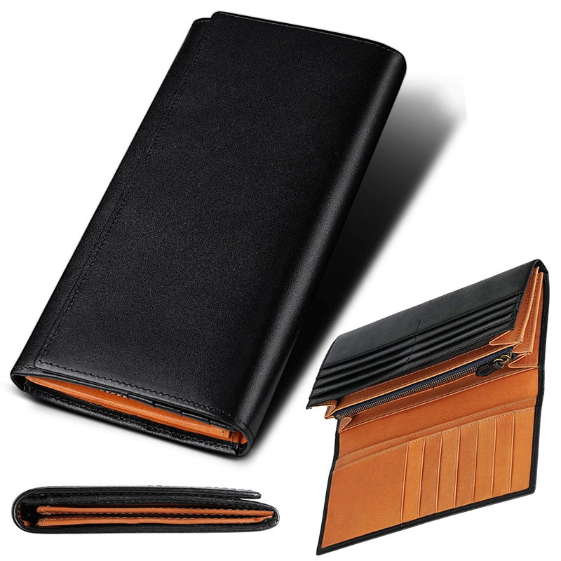 Spacious Multi-Compartment Leather Wallet Kalsten