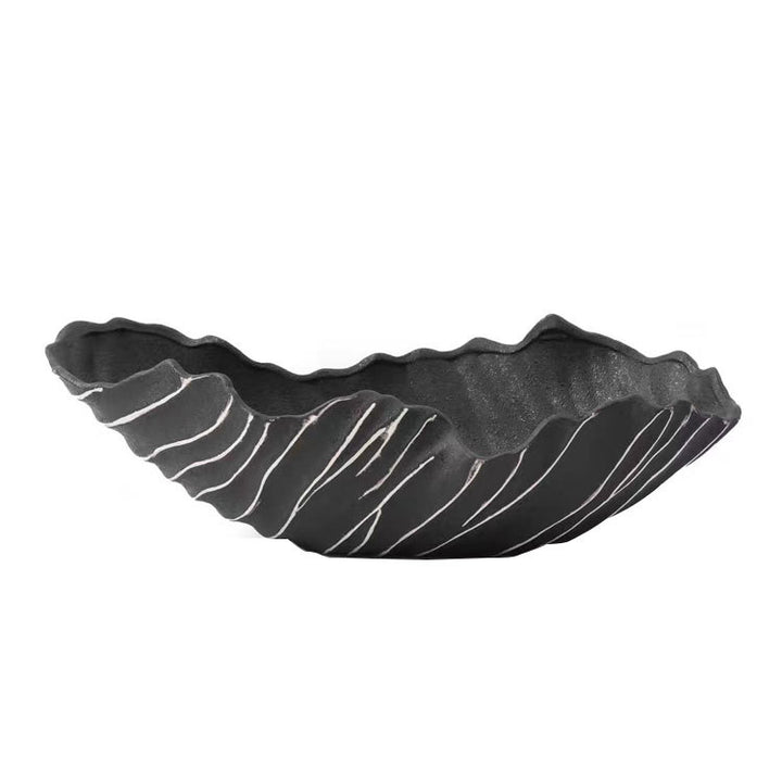 Wavy Shell-Shaped Decorative Centerpiece