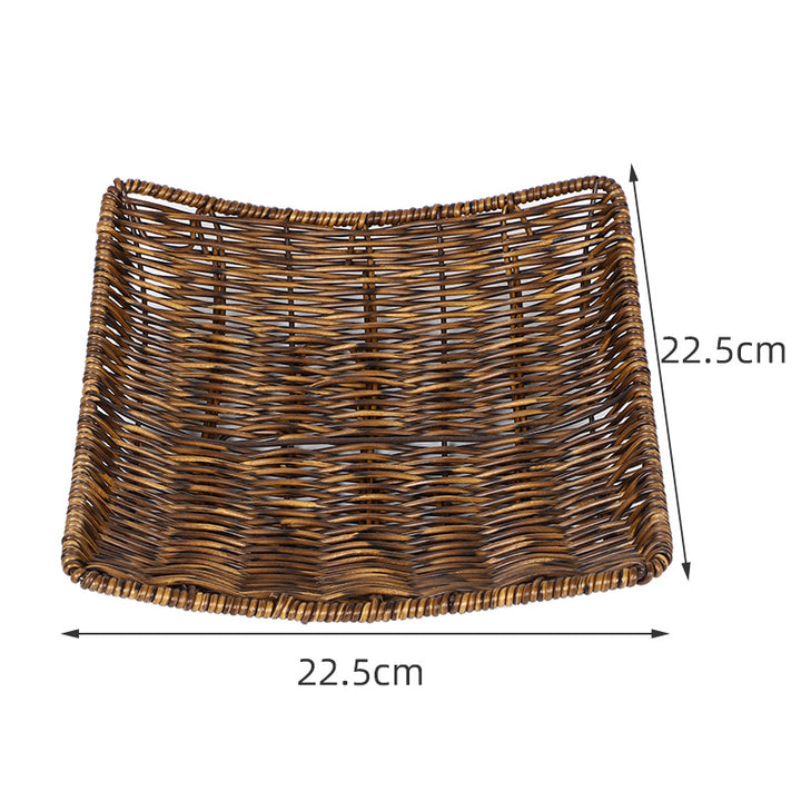 Handcrafted Natural Woven Tray Kalsten