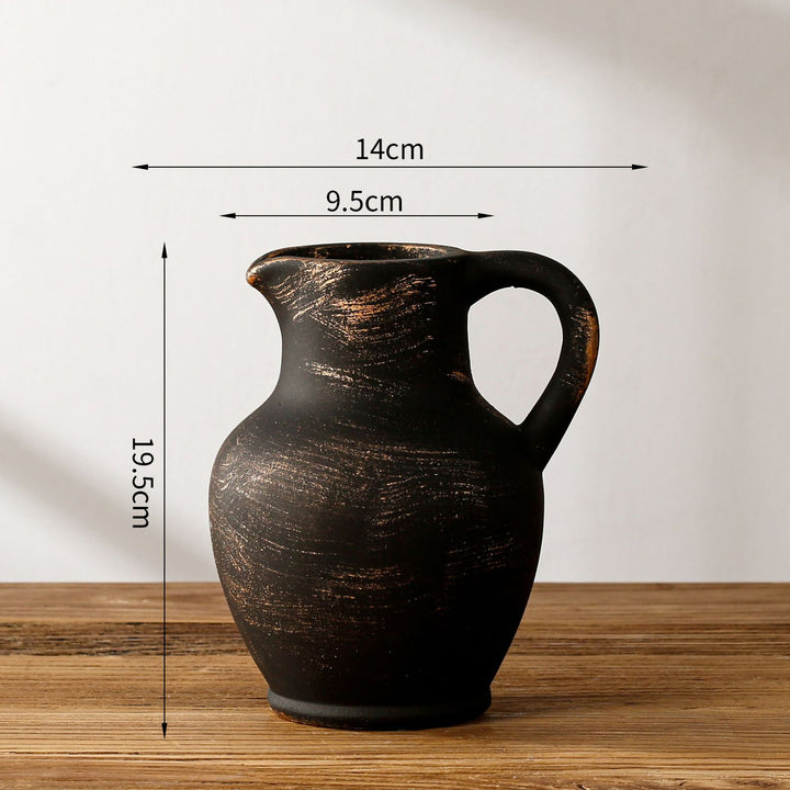 Elegant and Rustic Ceramic Carafe Kalsten