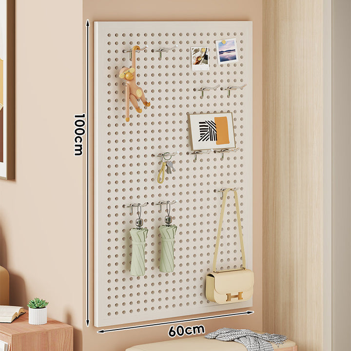 S-Shaped Offset Pegboard Utility Hooks with Support Post