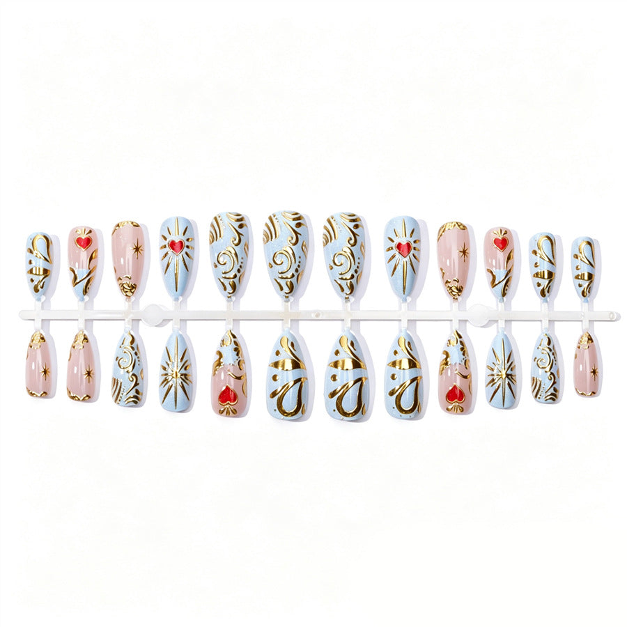Artistic Decorative Press-On Nails Kalsten