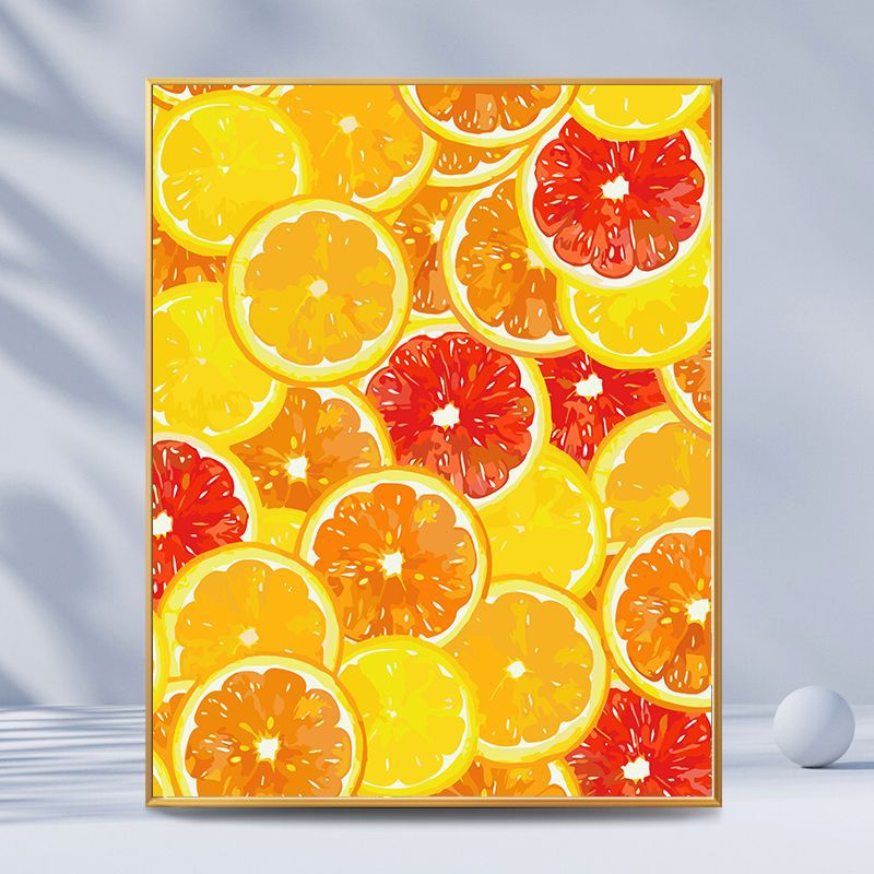 Citrus-Inspired Graphic Art Print Kalsten