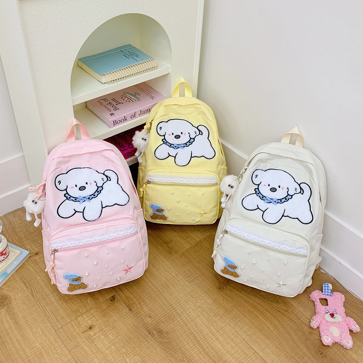 Cute Cartoon Character Print Backpack Kalsten