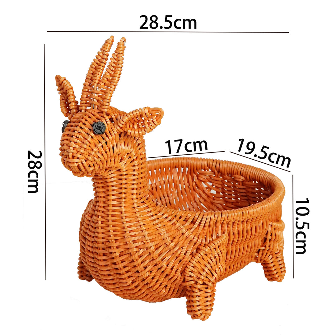 Decorative Woven Duck-Shaped Basket Kalsten
