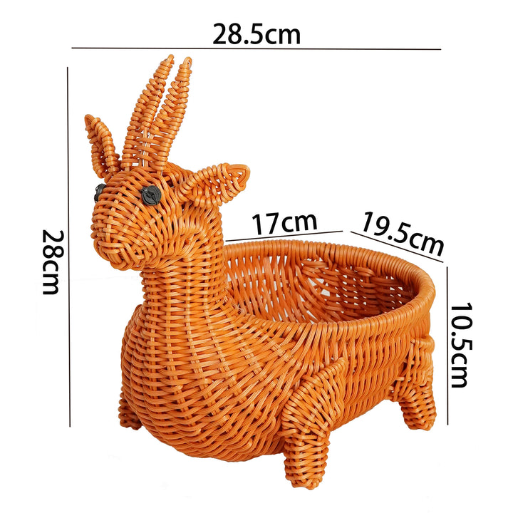 Decorative Woven Duck-Shaped Basket Kalsten