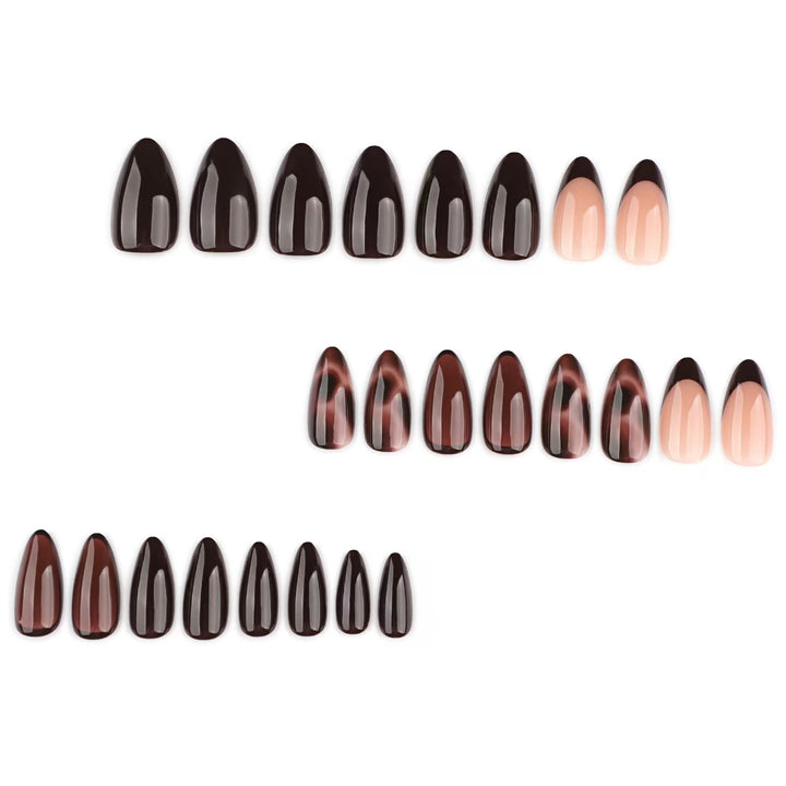 Stiletto Press-On Nails with Chic Leopard Print and Glossy Finish Kalsten