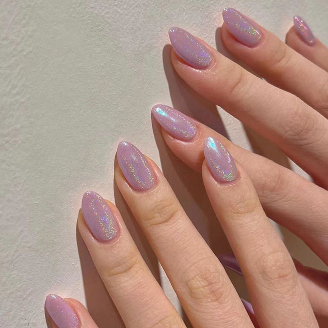 Glossy Stiletto Press-On Nail Art