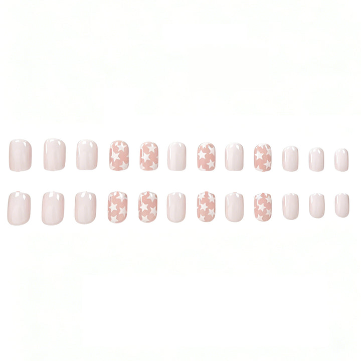 Artistic Star Pattern Nail Enhancements Kalsten