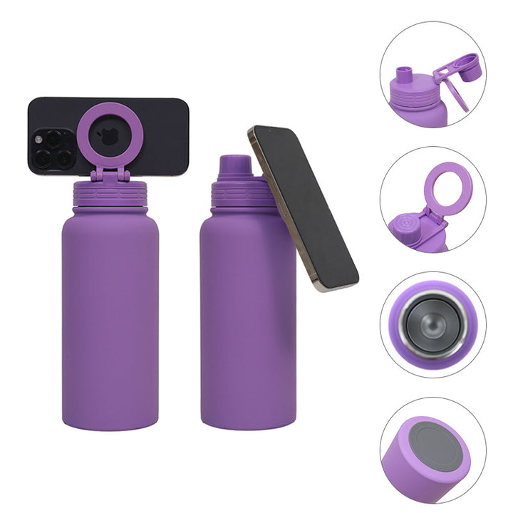 Men's Insulated Sports Water Bottle with Practical Carry Handle Kalsten