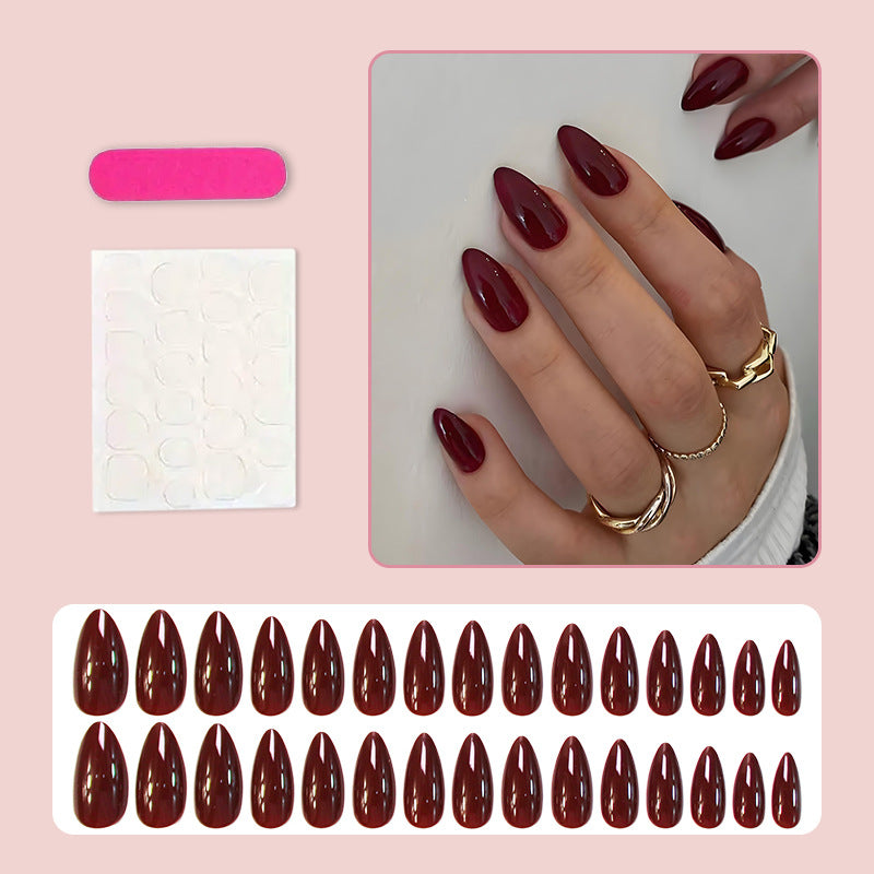 Acrylic Nail Set with Elegant Spitze Designs Kalsten