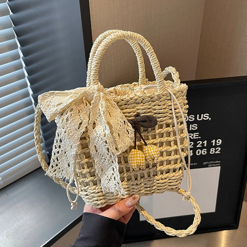 Bohemian Woven Straw Shoulder Bag