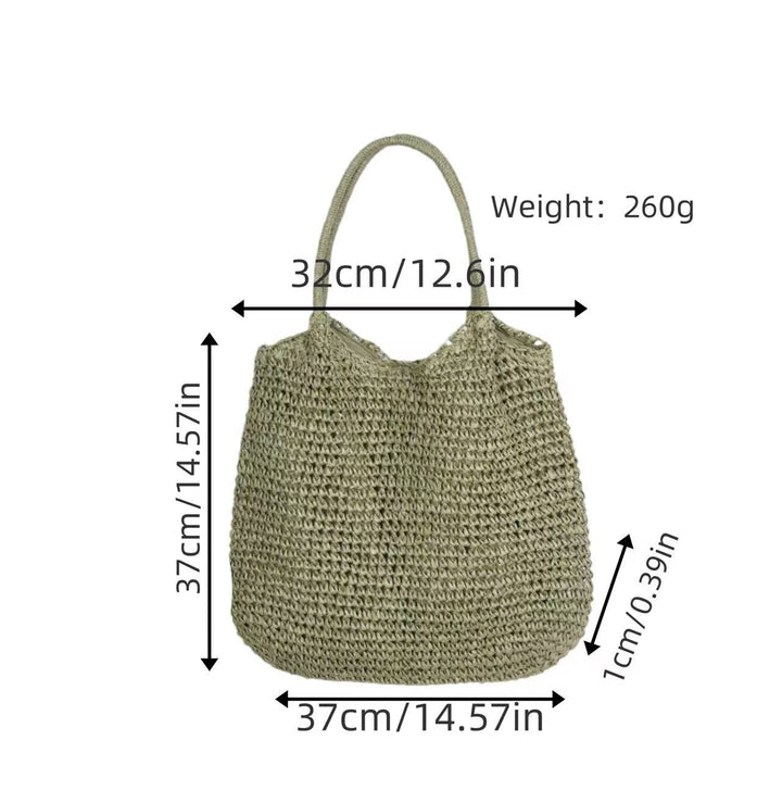 Handcrafted mesh tote Kalsten