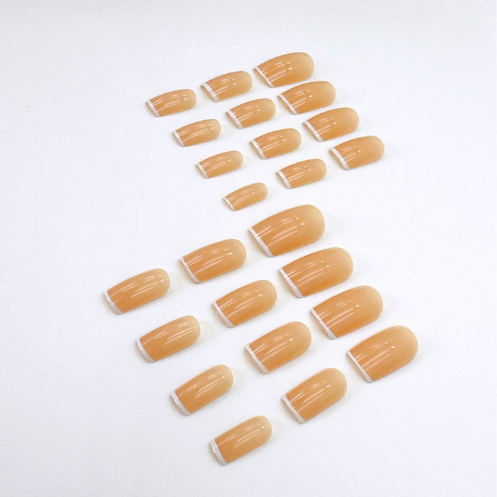 Elegant French Tip Nail Set