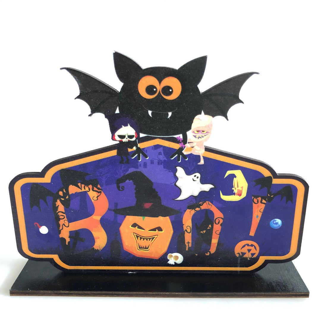Halloween-Themed Decorative Table Centerpiece