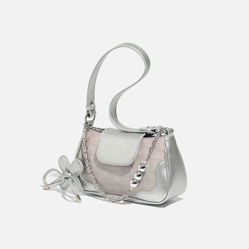 Chic Crocodile Pattern Handbag