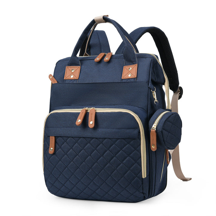 Versatile Multi-Pocket Quilted Backpack Kalsten