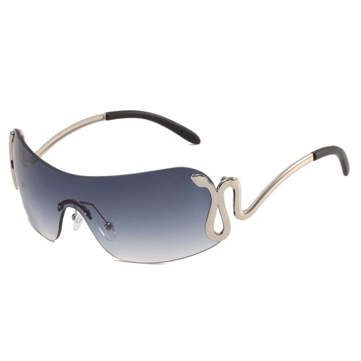 Ladies futuristic sunglasses with elegant swan design Kalsten