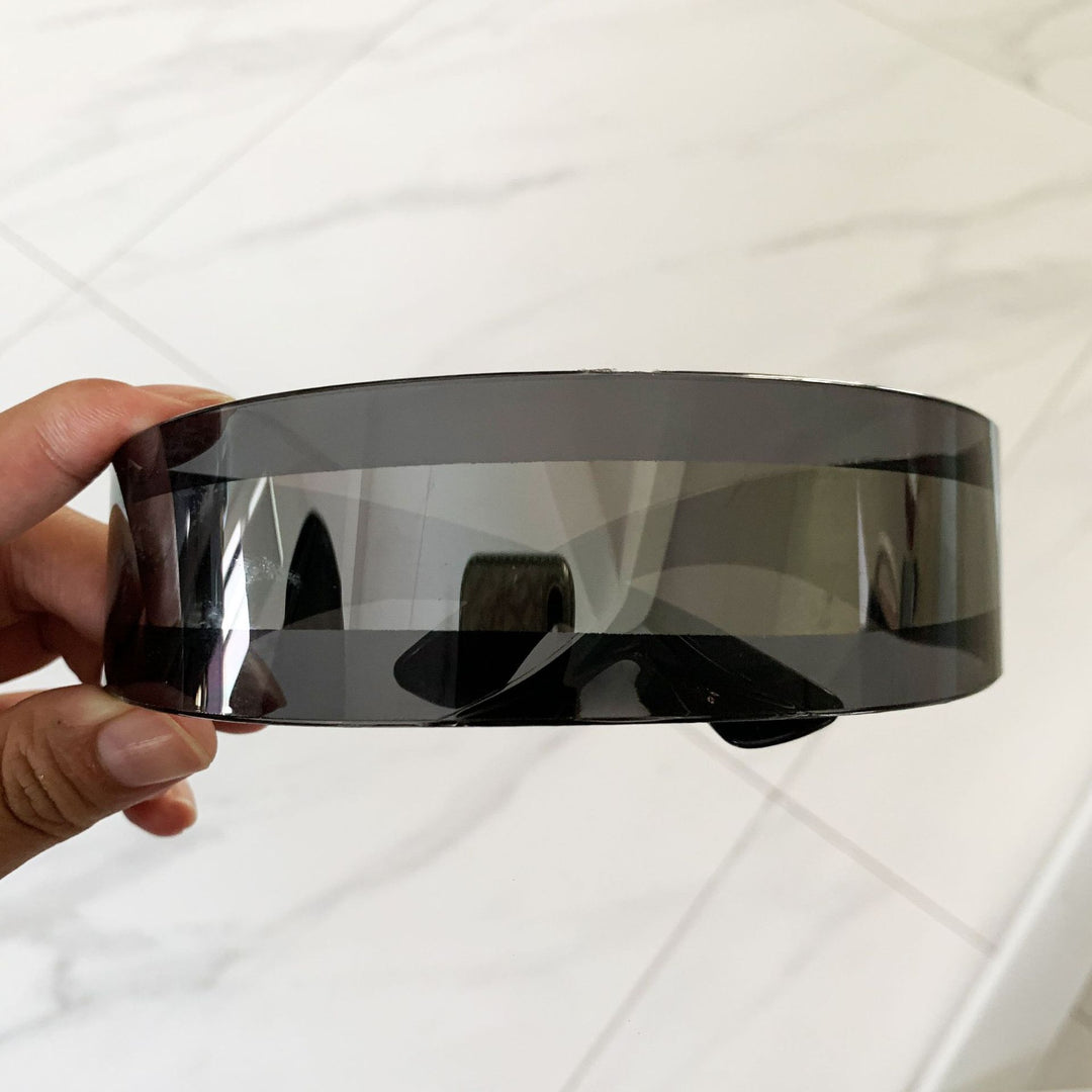 Women futuristic visor-like sunglasses Kalsten