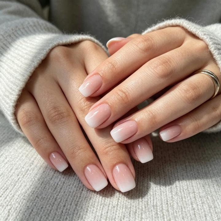 French Tip Acrylic Nail Set