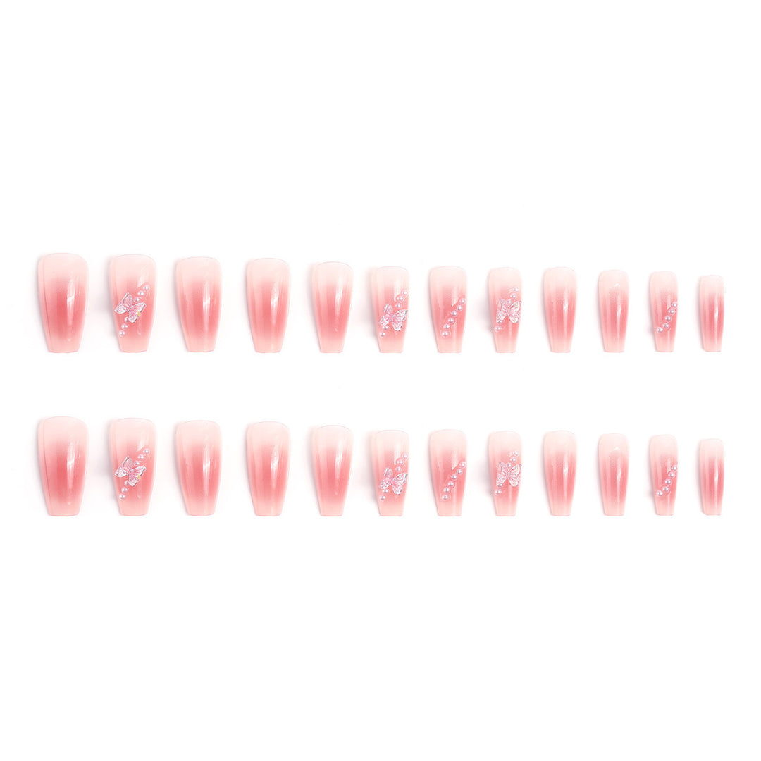 Elegant Detailed Press-On Nail Set
