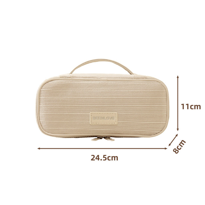 Textured Travel Makeup Case Kalsten
