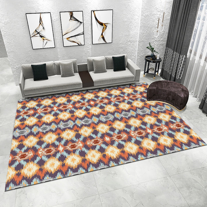 Geometric Patterned Area Rug   1786779209