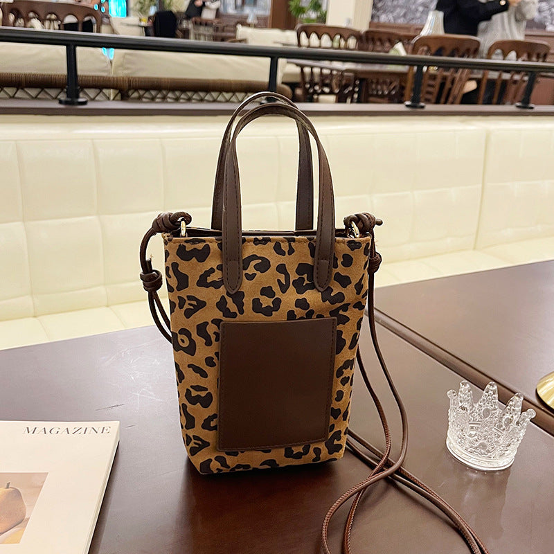 Miniature Vegan Leather Crossbody Bag