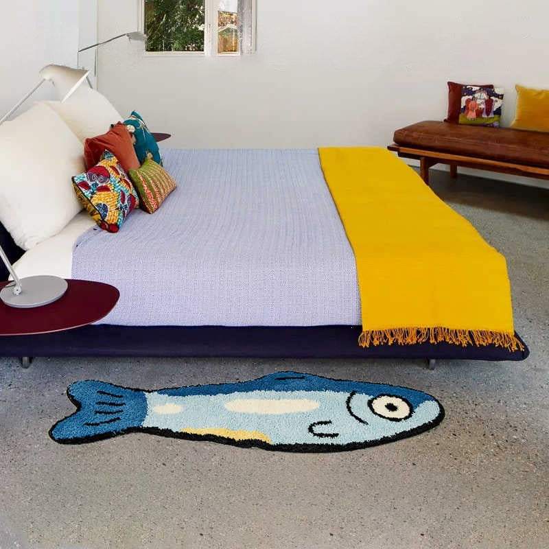 Playful Fish-Shaped Bath Mat Kalsten