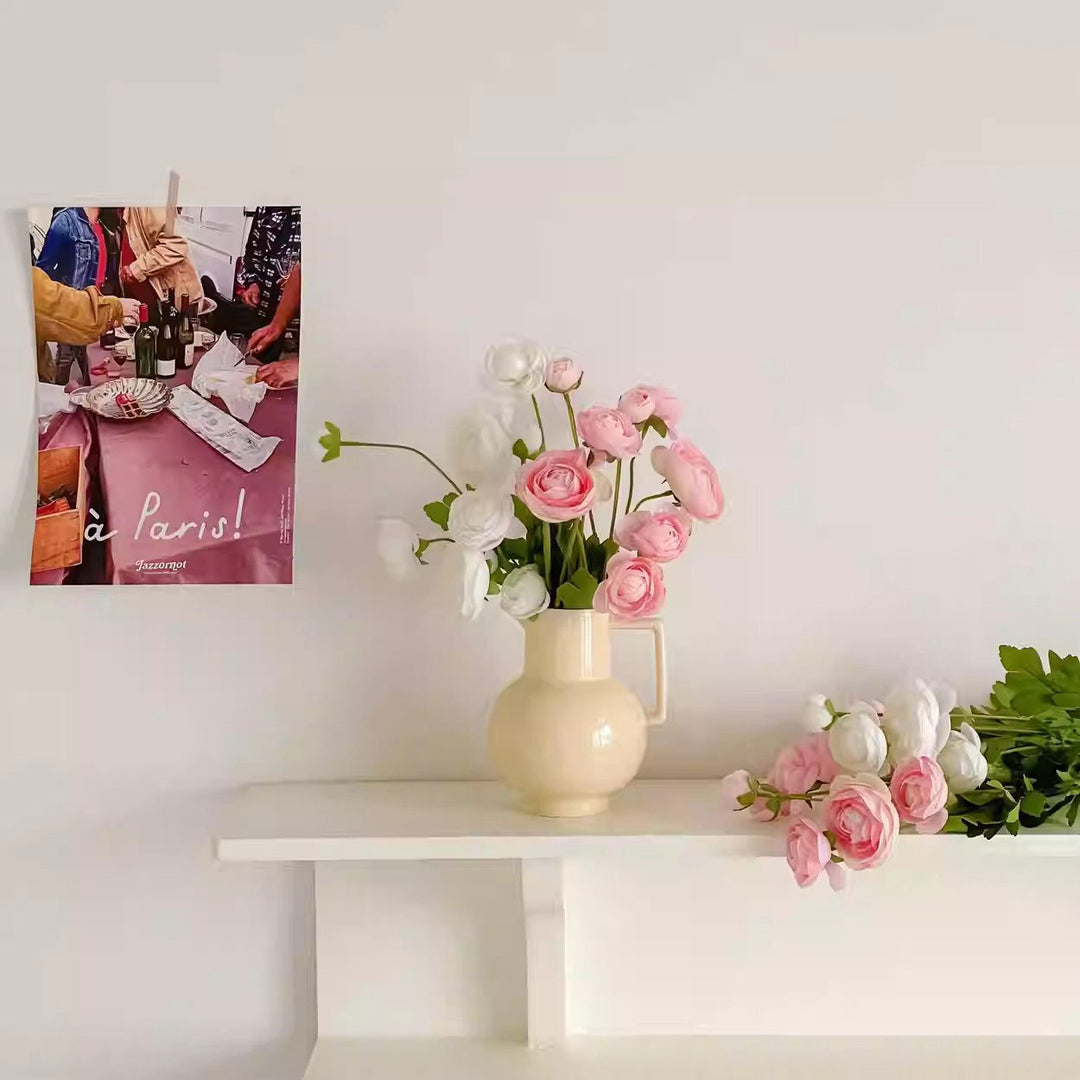 Realistic Peony Flower Stem