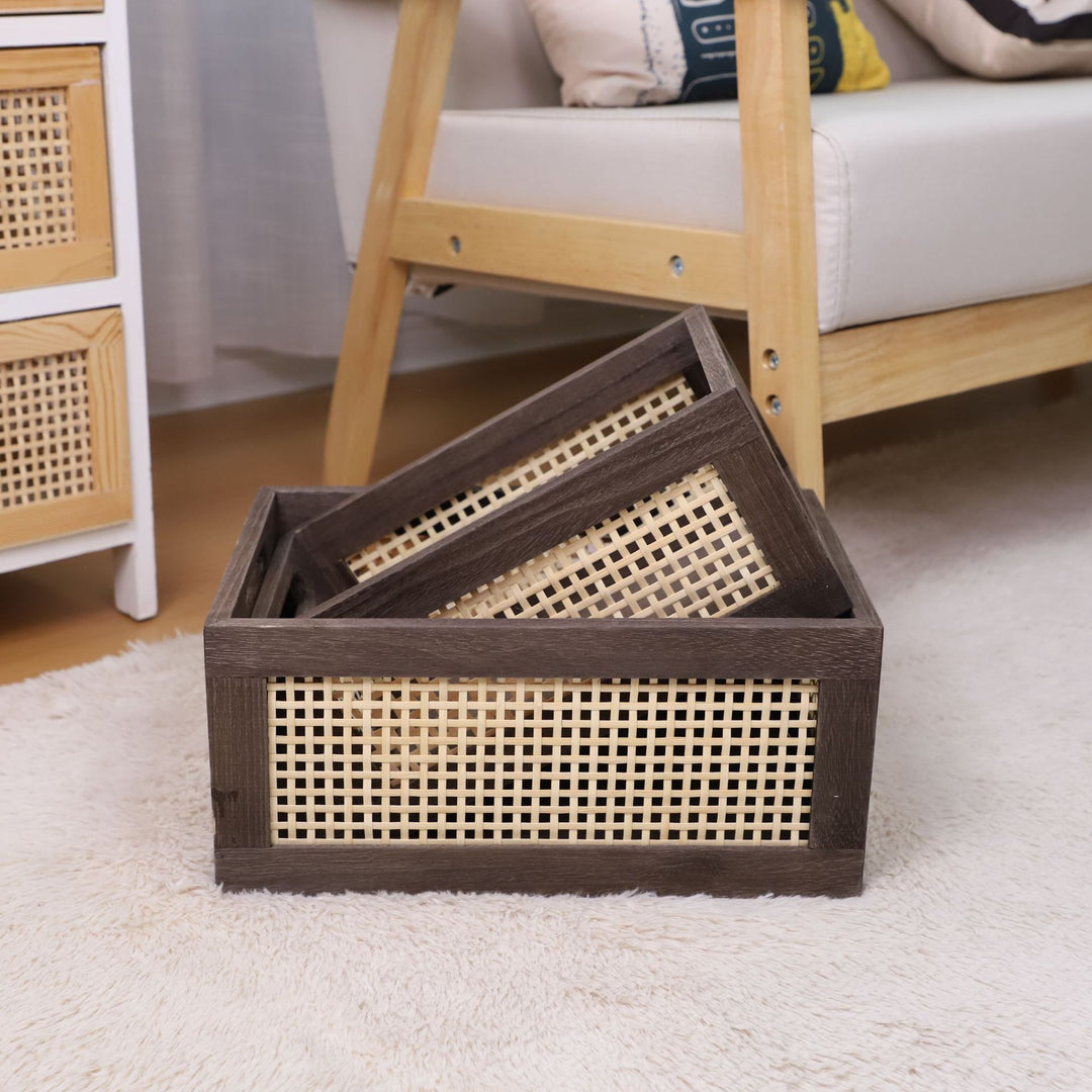 Handcrafted Natural Woven Storage Basket Kalsten