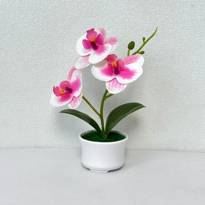 Artificial Orchid Plant for Indoor Home and Office Decor