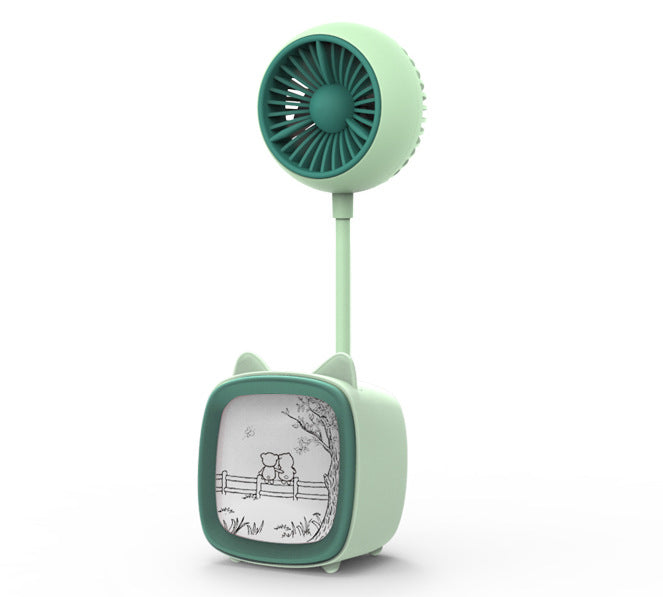 Unisex Cute Bunny-Themed Rechargeable Desk Fan Kalsten