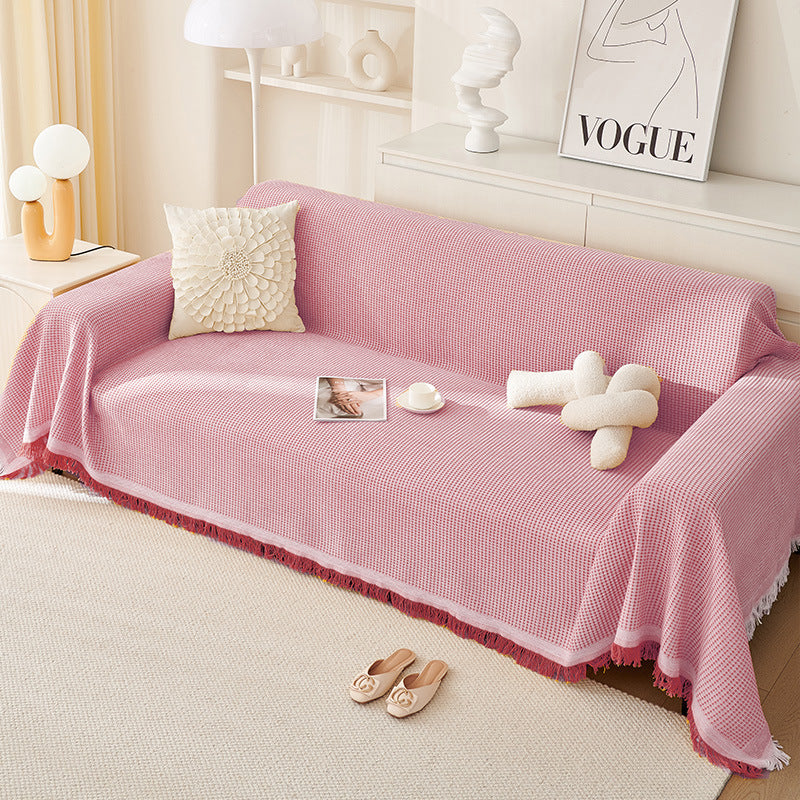 Soft Woven Sofa Throw Blanket