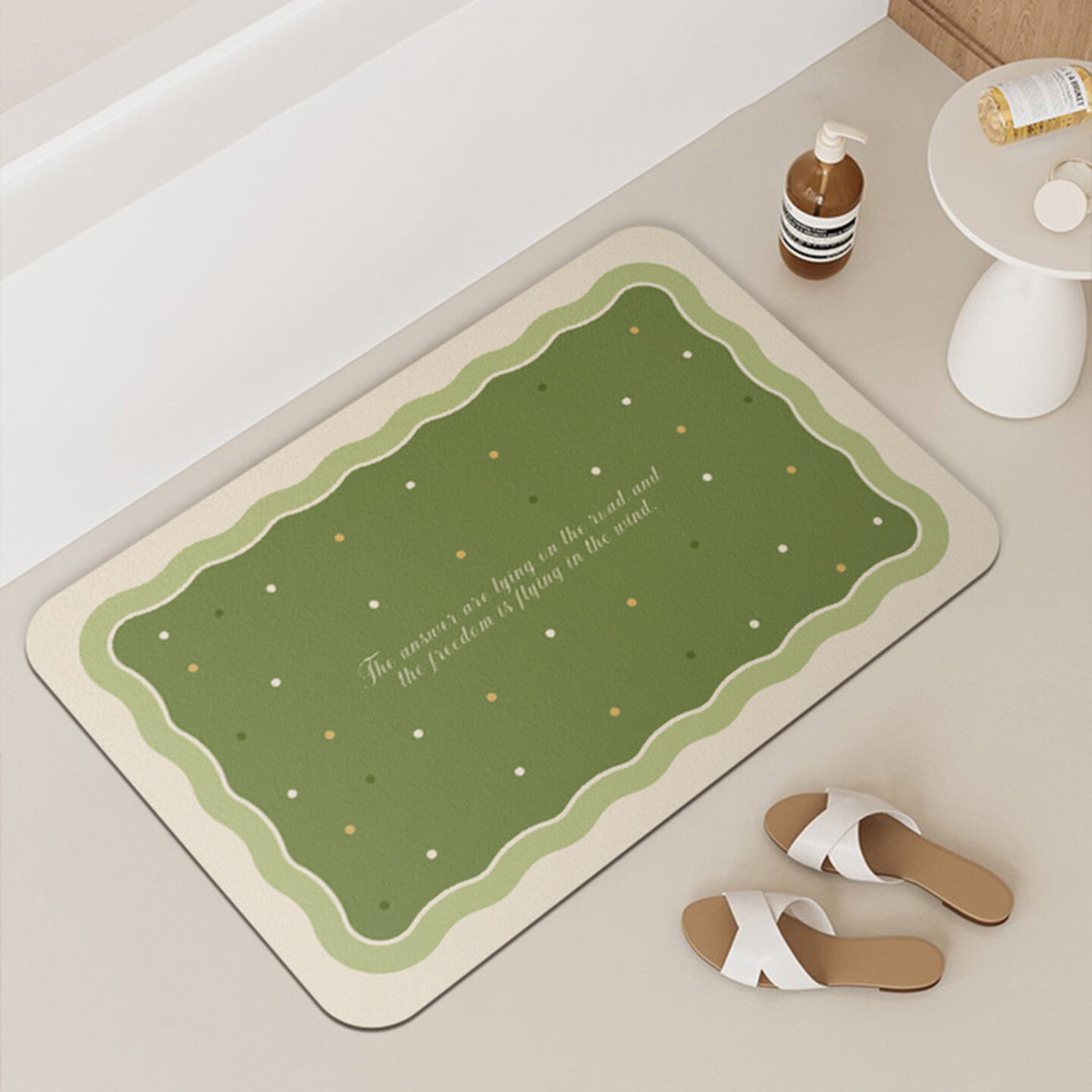 Inspirational Quote Bath Mat