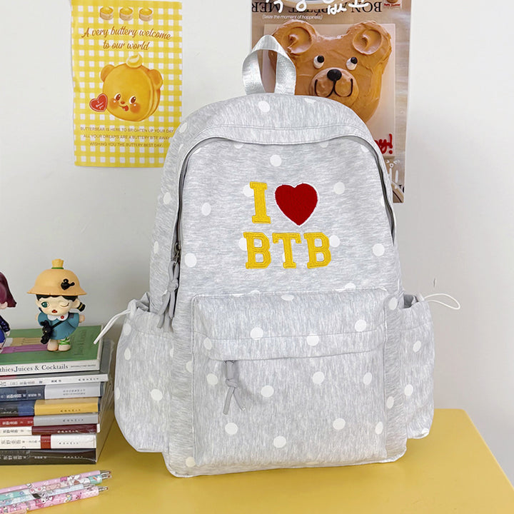 Stylish Polka Dot Graphic Backpack Kalsten