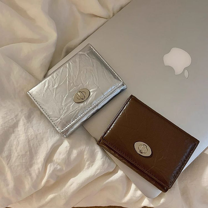 Elegant Textured Leather Wallet Kalsten