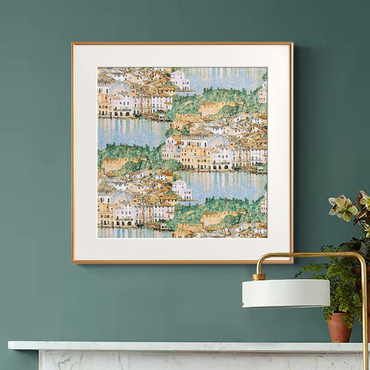 Framed Scenic Watercolor Artwork