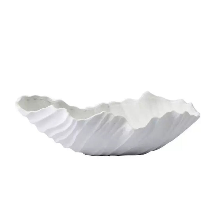 Wavy Shell-Shaped Decorative Centerpiece