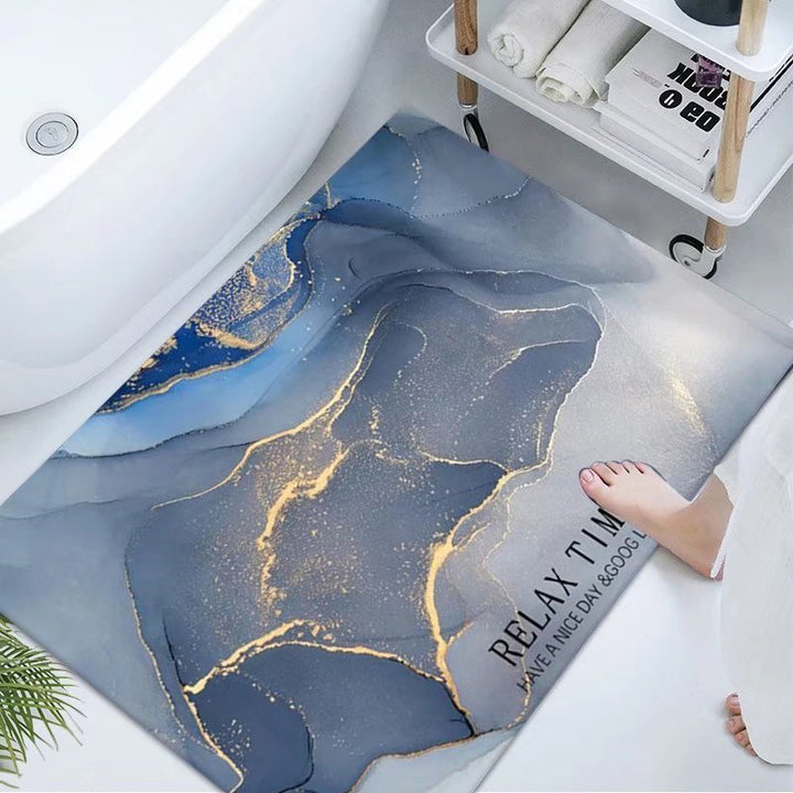 Luxurious Marble Design Bath Mat Kalsten