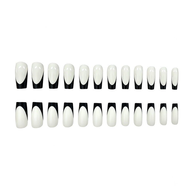 Elegant French Tip Press-On Nails Kalsten 1789915939