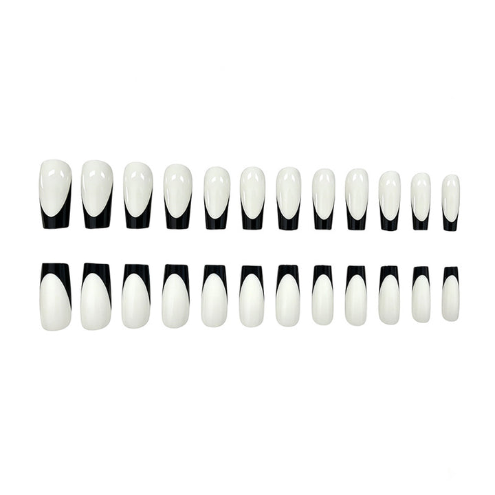 Elegant French Tip Press-On Nails Kalsten 1789915939
